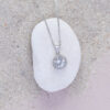BRIDE TO BE SILVER PENDANT NECKLACE