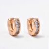 Cubic Zarconia Rose Gold Slim Hoop Cubic Zarconia Rose Gold Slim Hoop
