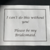 Personal invitation Bridesmaid Proposal Gift box set