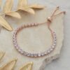 Rose Gold Tennis Bracelet Rose gold bracelet