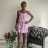 FLORAL SLEEVELESS STRAP PYJAMA SET