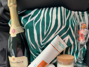 Tiger print bridesmaid pyjama gift box set