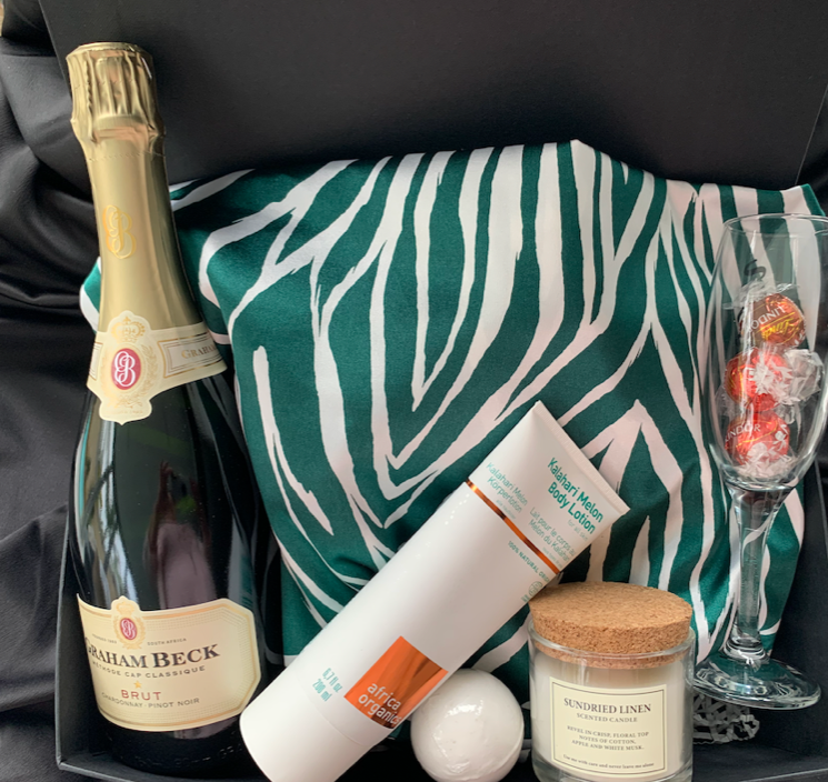 Tiger print P.J. Box Tiger print bridesmaid pyjama gift box set