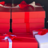RED WHITE GIFT BOXES